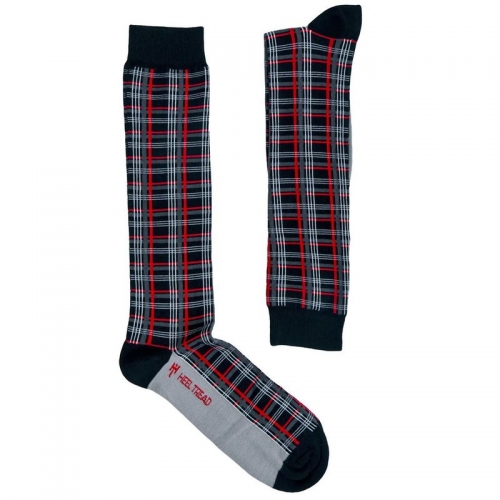 Socken im Design "GTI MK1" - Grau - Knie / Lang